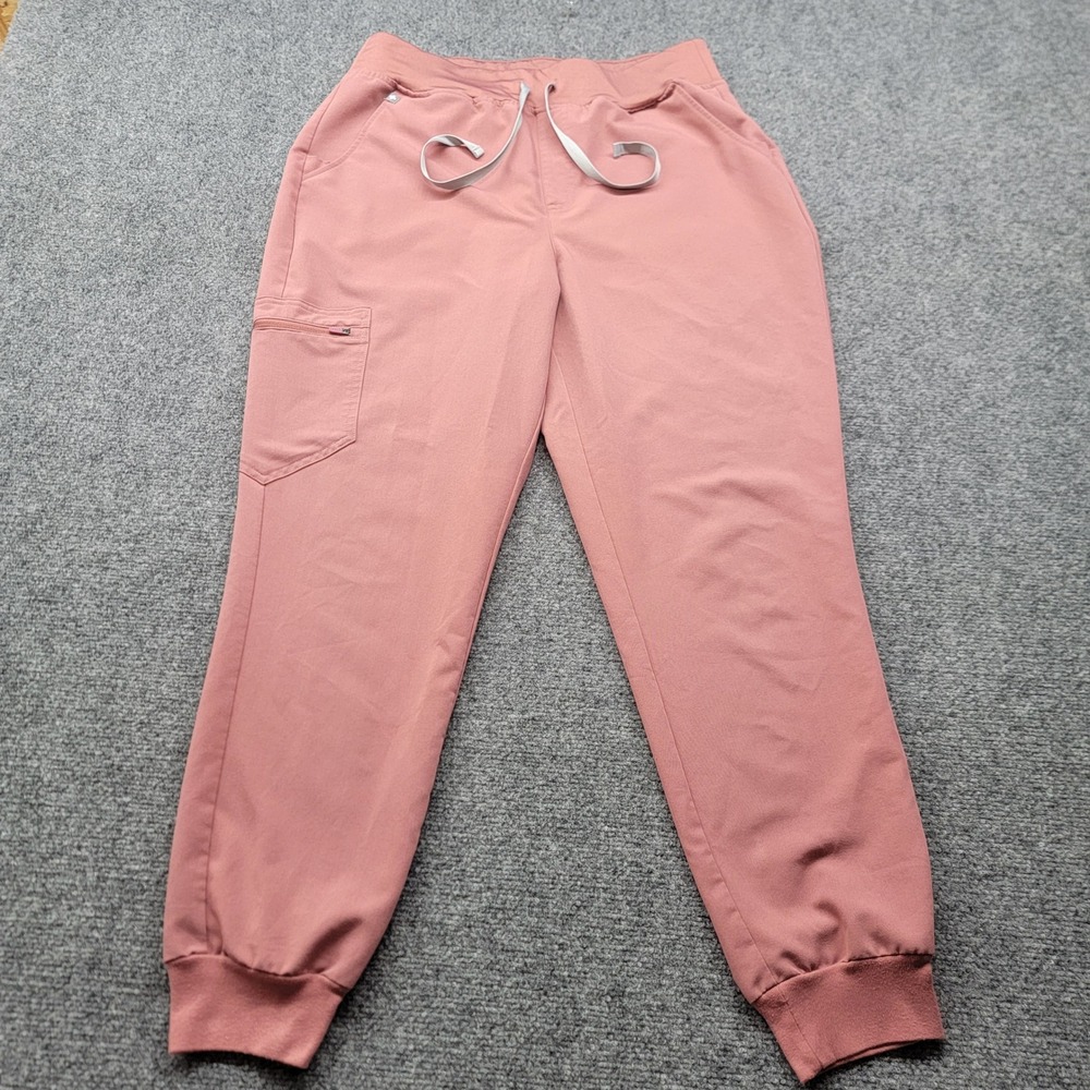 FIGS HW Zamora Jogger Scrub Pants Rose Pink Technical Collection Large W22SW2012